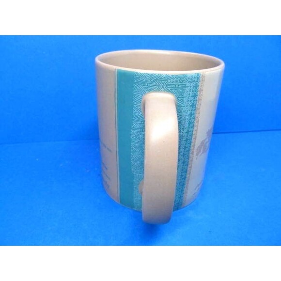 Starbucks Coffee The Origin Of Coffee 2006 Thanks To Manola 18 Oz Brown mug - Picture 11 of 12